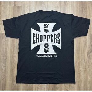 Vintage Y2K‎ West Coast Choppers Long Beach T Shirt Size XL